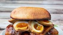 Braised Pork Belly Burger Braised Pork Belly Burger