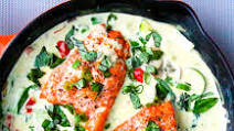 Thai Coconut Green Curry Salmon Thai Coconut Green Curry Salmon