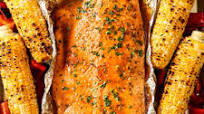 Honey Mustard Grilled Salmon in Foil Honey Mustard Grilled Salmon in Foil
