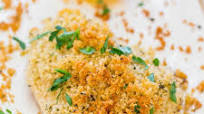 Baked Panko Chicken with Parmesan Baked Panko Chicken with Parmesan