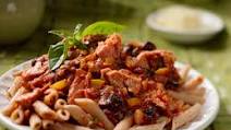 Alaska Salmon Pasta Puttanesca Alaska Salmon Pasta Puttanesca
