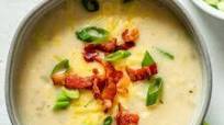 Loaded Cauliflower Soup (Gluten-Free, Keto Friendly) Loaded Cauliflower Soup (Gluten-Free, Keto Friendly)