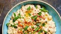 Musabaha (Masabacha) – Warm chickpeas in tahini sauce Musabaha (Masabacha) – Warm chickpeas in tahini sauce