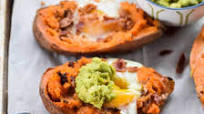 Baked Sweet Potatoes with Egg Baked Sweet Potatoes with Egg