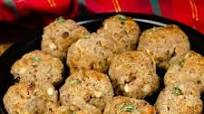 Sausage Meat Stuffing Balls with Apple and Chestnut Sausage Meat Stuffing Balls with Apple and Chestnut