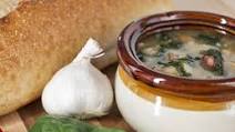 Creamy White Bean Soup with Basil and Olive Oil Creamy White Bean Soup with Basil and Olive Oil
