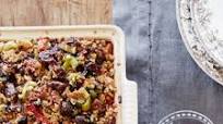 Focaccia Stuffing with Dried Fruit and Grapes Focaccia Stuffing with Dried Fruit and Grapes