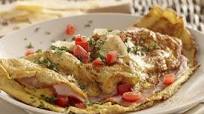 Quick chicken and tomato omelette Quick chicken and tomato omelette