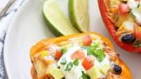 Chicken Enchilada Stuffed Peppers Chicken Enchilada Stuffed Peppers