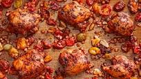 Sheet-Pan Chicken with Jammy Tomatoes and Pancetta Recipe Sheet-Pan Chicken with Jammy Tomatoes and Pancetta Recipe