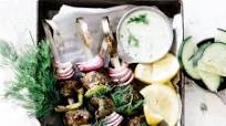 Lemon Dill Lamb Kabobs with Tzatziki Lemon Dill Lamb Kabobs with Tzatziki