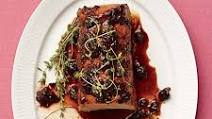 Cherry-Port Glazed Pork Loin Roast Cherry-Port Glazed Pork Loin Roast