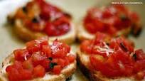 Bruschetta de tomate Bruschetta de tomate