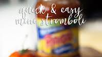 Quick & Easy Mini Stromboli Recipe Quick & Easy Mini Stromboli Recipe