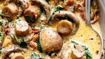 Creamy Garlic Butter Tuscan Mushrooms Creamy Garlic Butter Tuscan Mushrooms