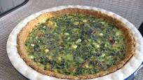 Spinach, Bacon and Green Onion Dairy-Free Quiche Spinach, Bacon and Green Onion Dairy-Free Quiche