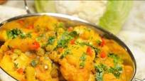 Aloo Gobi – curry di cavolfiore,patate e piselli Aloo Gobi – curry di cavolfiore,patate e piselli