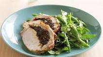 Roast pork stuffed with prunes and sage | CSIRO Total Wellbeing Diet Roast pork stuffed with prunes and sage | CSIRO Total Wellbeing Diet