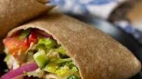 Mediterranean Veggie Wrap Mediterranean Veggie Wrap