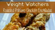 Weight Watchers Roasted Poblano Chicken Enchiladas Weight Watchers Roasted Poblano Chicken Enchiladas
