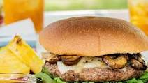 Mushroom, Onion & Swiss Burger Mushroom, Onion & Swiss Burger