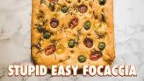 Crazy Easy Tomato and Olive Focaccia + A Thank you Crazy Easy Tomato and Olive Focaccia + A Thank you