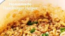 Lightened-Up Homemade Hamburger Helper Recipe Lightened-Up Homemade Hamburger Helper Recipe