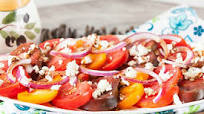Tomato Feta Caprese Salad Tomato Feta Caprese Salad