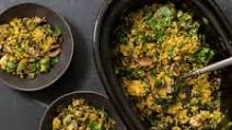 Slow-Cooker Mushroom Biryani Slow-Cooker Mushroom Biryani