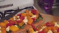 Roasted butternut squash and fresh ricotta flatbread Roasted butternut squash and fresh ricotta flatbread