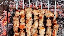 Mtsvadi (Grilled Pork Skewers with Pomegranate and Onions) Mtsvadi (Grilled Pork Skewers with Pomegranate and Onions)