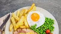 Gammon Steak - Ham Egg & Chips Gammon Steak - Ham Egg & Chips