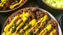 Venison Burger Bowls Venison Burger Bowls