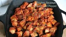 Chicken Sausage, Potato and Pepper Bake Chicken Sausage, Potato and Pepper Bake