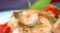 Shrimp with Basil, Garlic, and Tomatoes Shrimp with Basil, Garlic, and Tomatoes