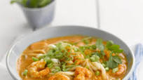Singapore-Style Soup with Shrimp and Noodles Singapore-Style Soup with Shrimp and Noodles