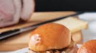 Porchetta Sliders with Gruyere & Caramelized Onion Porchetta Sliders with Gruyere & Caramelized Onion