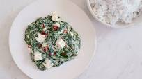 Saag Paneer with Basmati Rice Saag Paneer with Basmati Rice