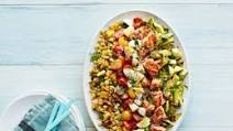 Grilled Salmon Cobb Salad Grilled Salmon Cobb Salad