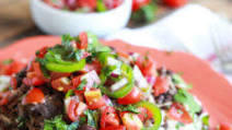 Crockpot Cuban Pork with Beans and Fresh Tomato Salsa Crockpot Cuban Pork with Beans and Fresh Tomato Salsa