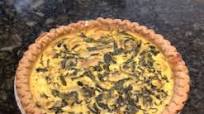 Spinach Quiche With Sun-Dried Tomato and Basil Feta Cheese Spinach Quiche With Sun-Dried Tomato and Basil Feta Cheese