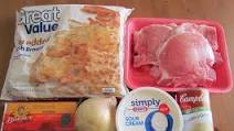 Pork chop hash brown casserole Pork chop hash brown casserole