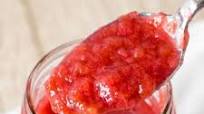 Rhubarb Sauce with Strawberry Jello Rhubarb Sauce with Strawberry Jello
