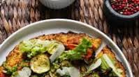 Vegetarian Cauliflower Crust Pizza Vegetarian Cauliflower Crust Pizza