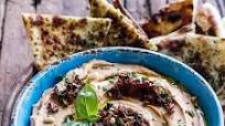 Cheesy Margherita Pizza Hummus with Grilled Pesto Pizza Bread. Cheesy Margherita Pizza Hummus with Grilled Pesto Pizza Bread.
