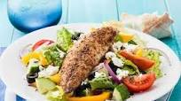 Greek-style mackerel salad Greek-style mackerel salad