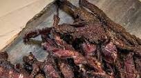 Smoked Peppered Beef Jerky Smoked Peppered Beef Jerky