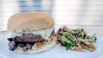 Thick and Juicy Grilled Pub Style Burgers Recipe with a Homemade Aioli Thick and Juicy Grilled Pub Style Burgers Recipe with a Homemade Aioli