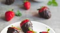 Healthy Chocolate Covered Strawberries Healthy Chocolate Covered Strawberries
