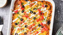 Cheesy Chicken Enchilada Casserole Cheesy Chicken Enchilada Casserole
